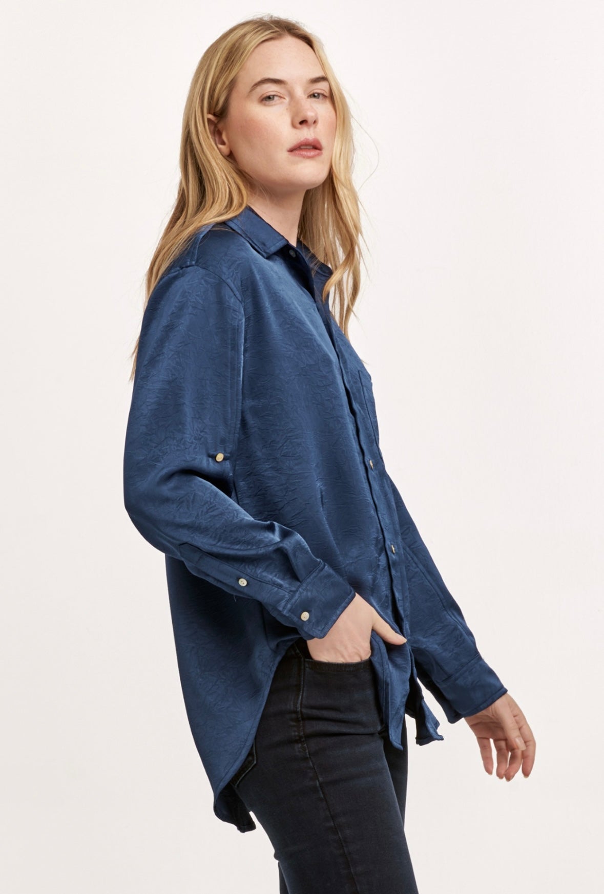 Dear John Lola Button Down Boyfriend Shirt