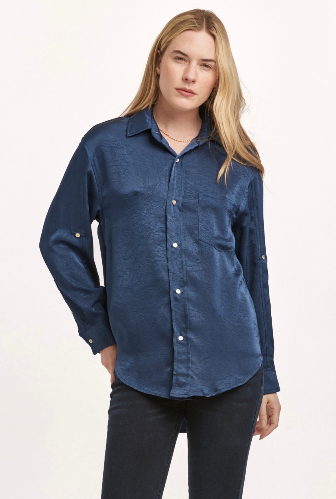 Dear John Lola Button Down Boyfriend Shirt