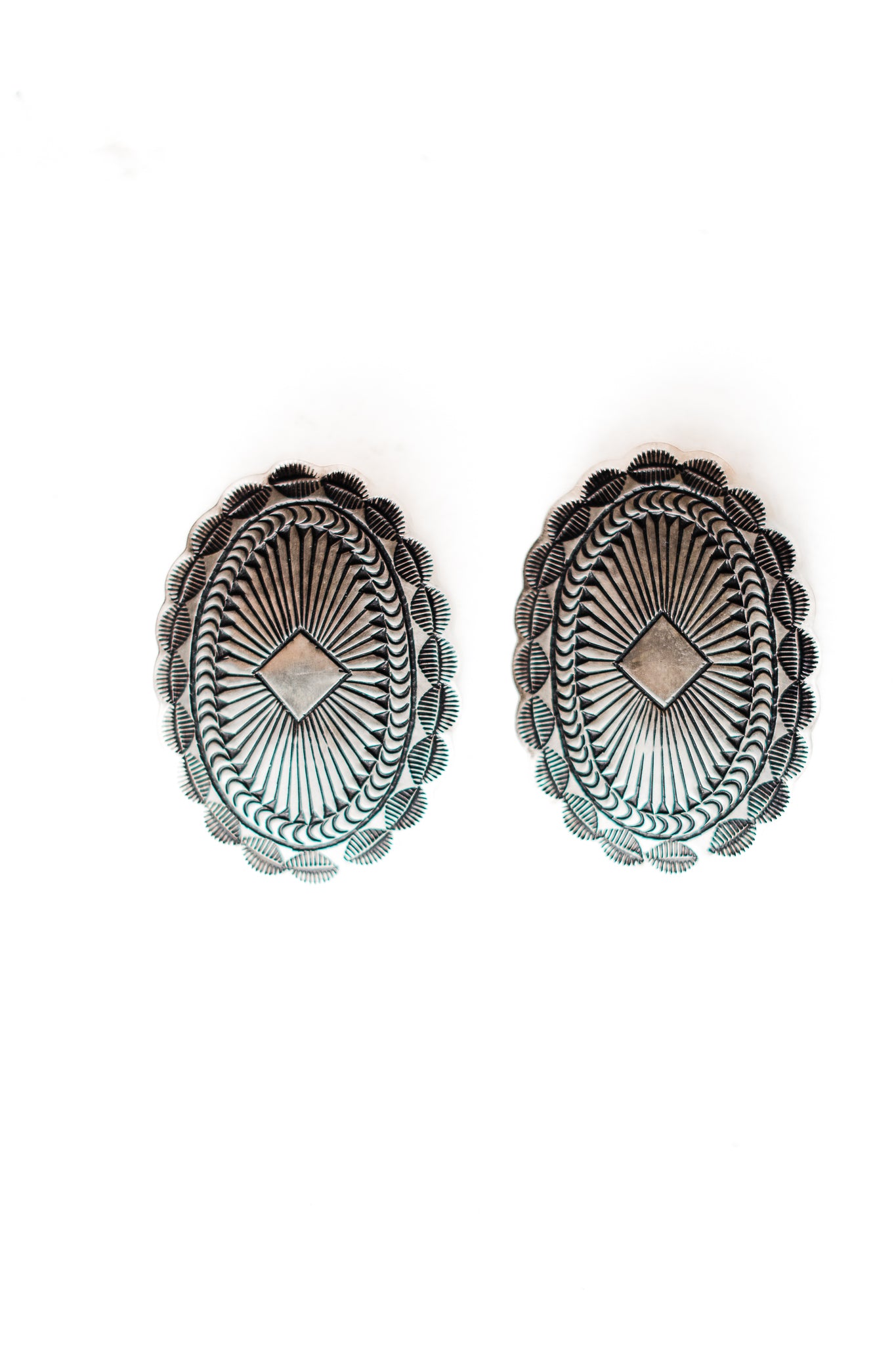 Ornate Concho Earrings