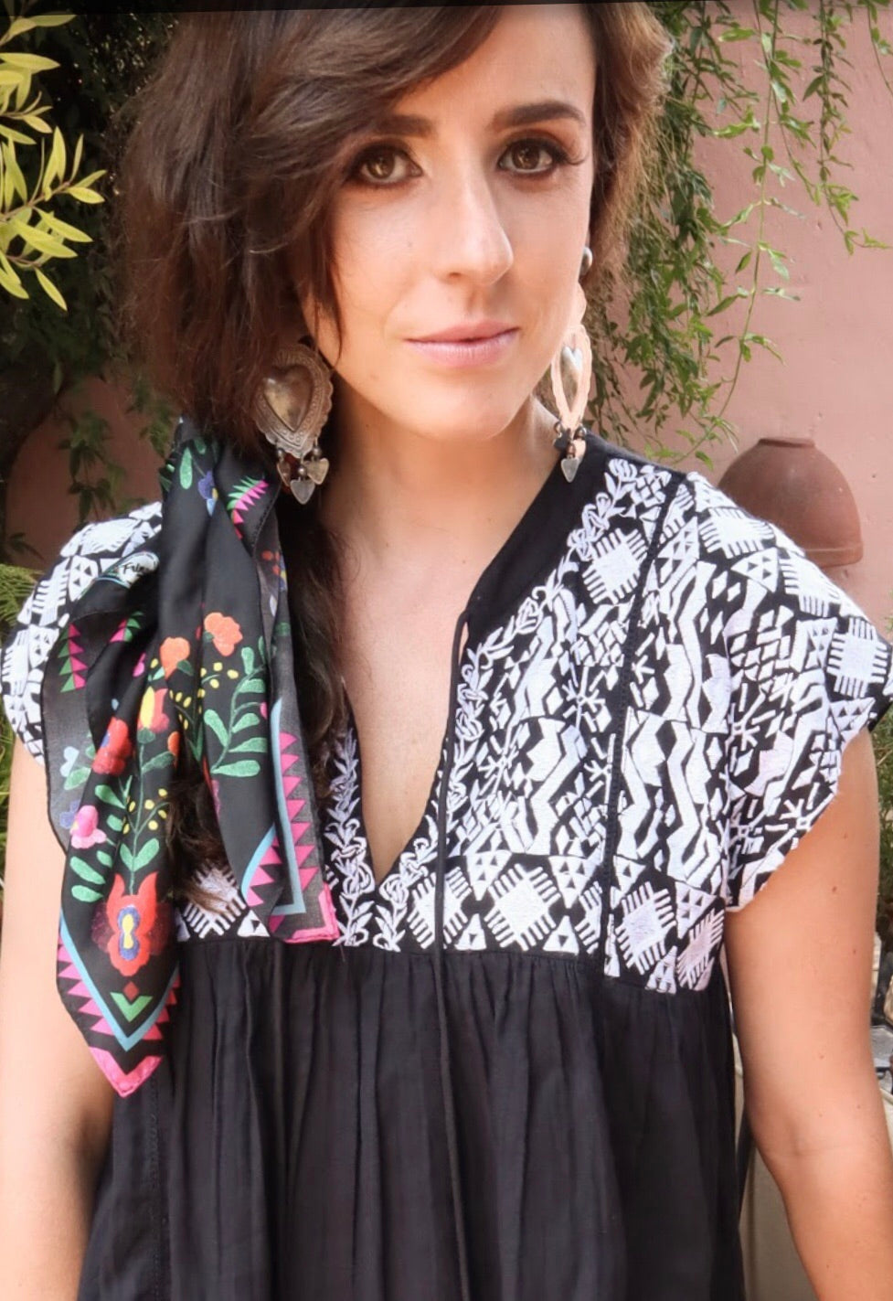 Fiesta Black by Fringe Scarves