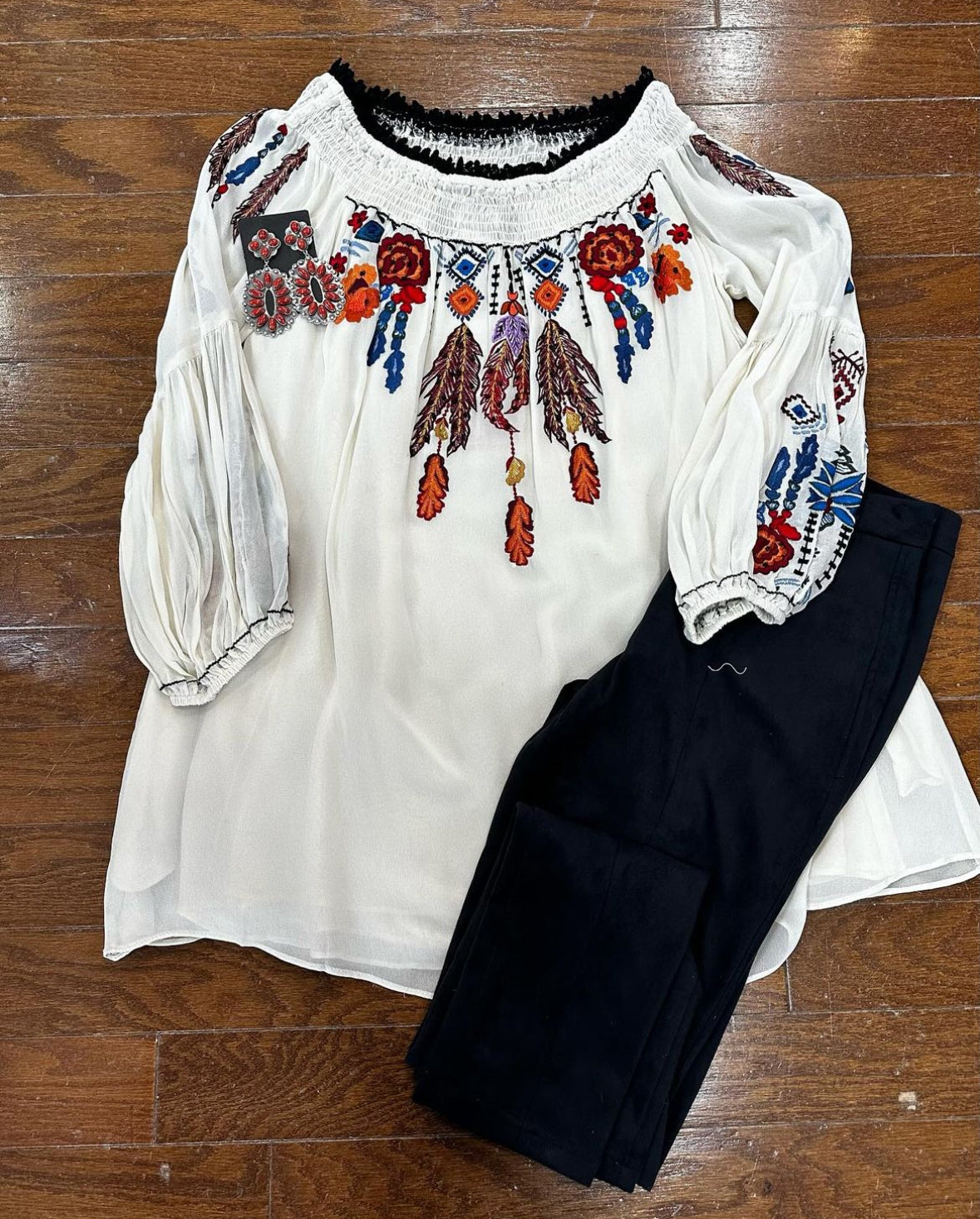 Vintage Collection Feather Tunic
