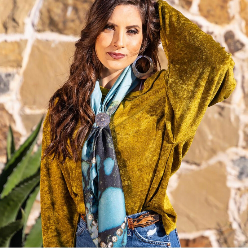 The Kingman Turquoise by Fringe Scarves