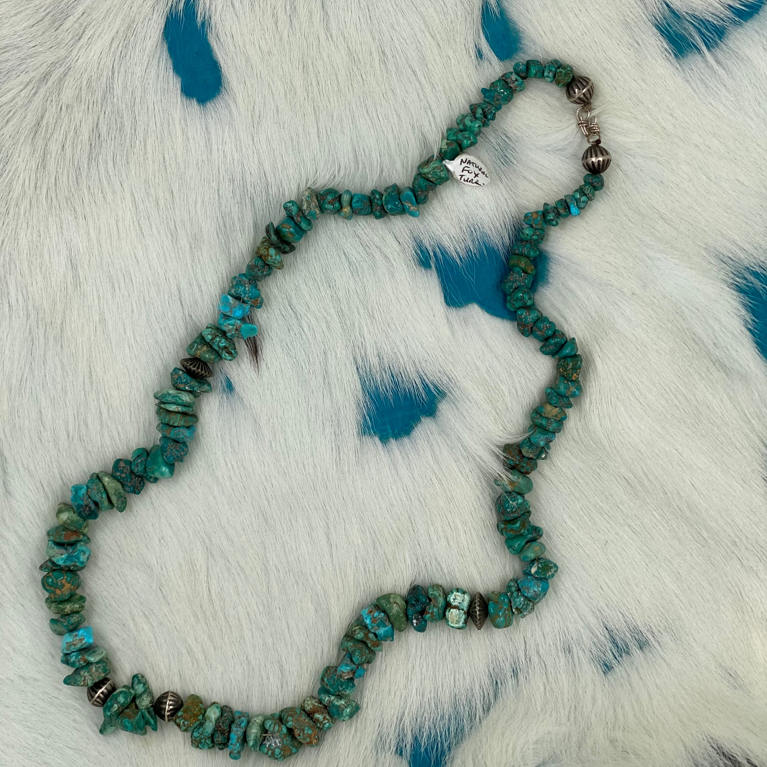 Natural Fox Turquoise Necklace
